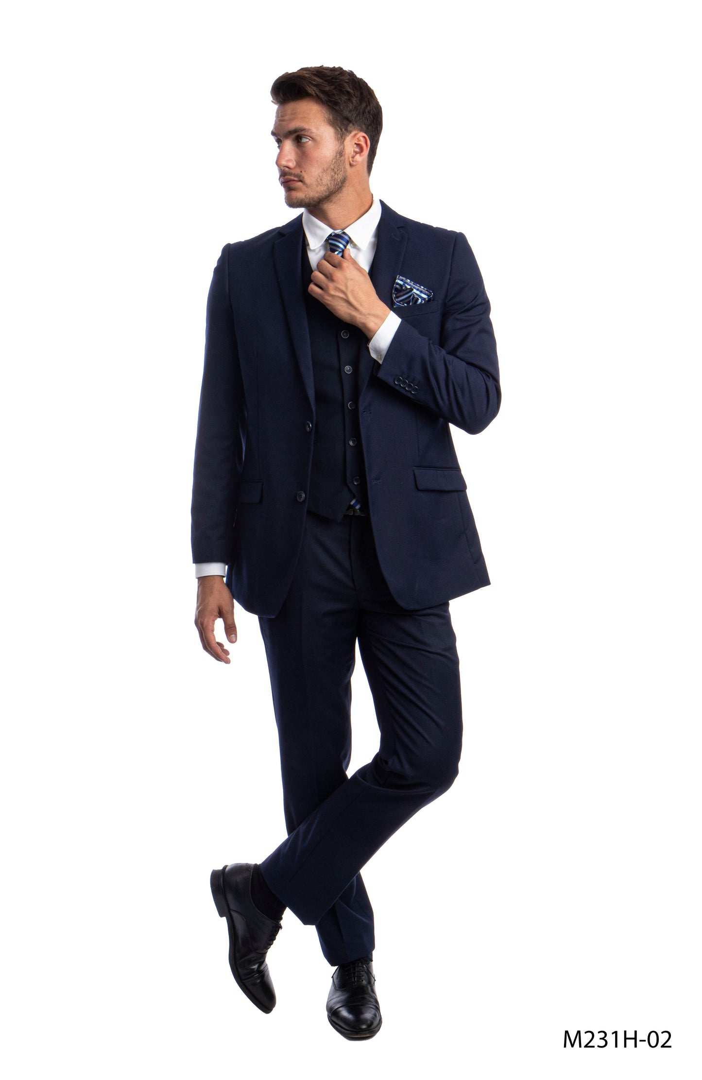 Navy Suits 3 PC, Slim Fit