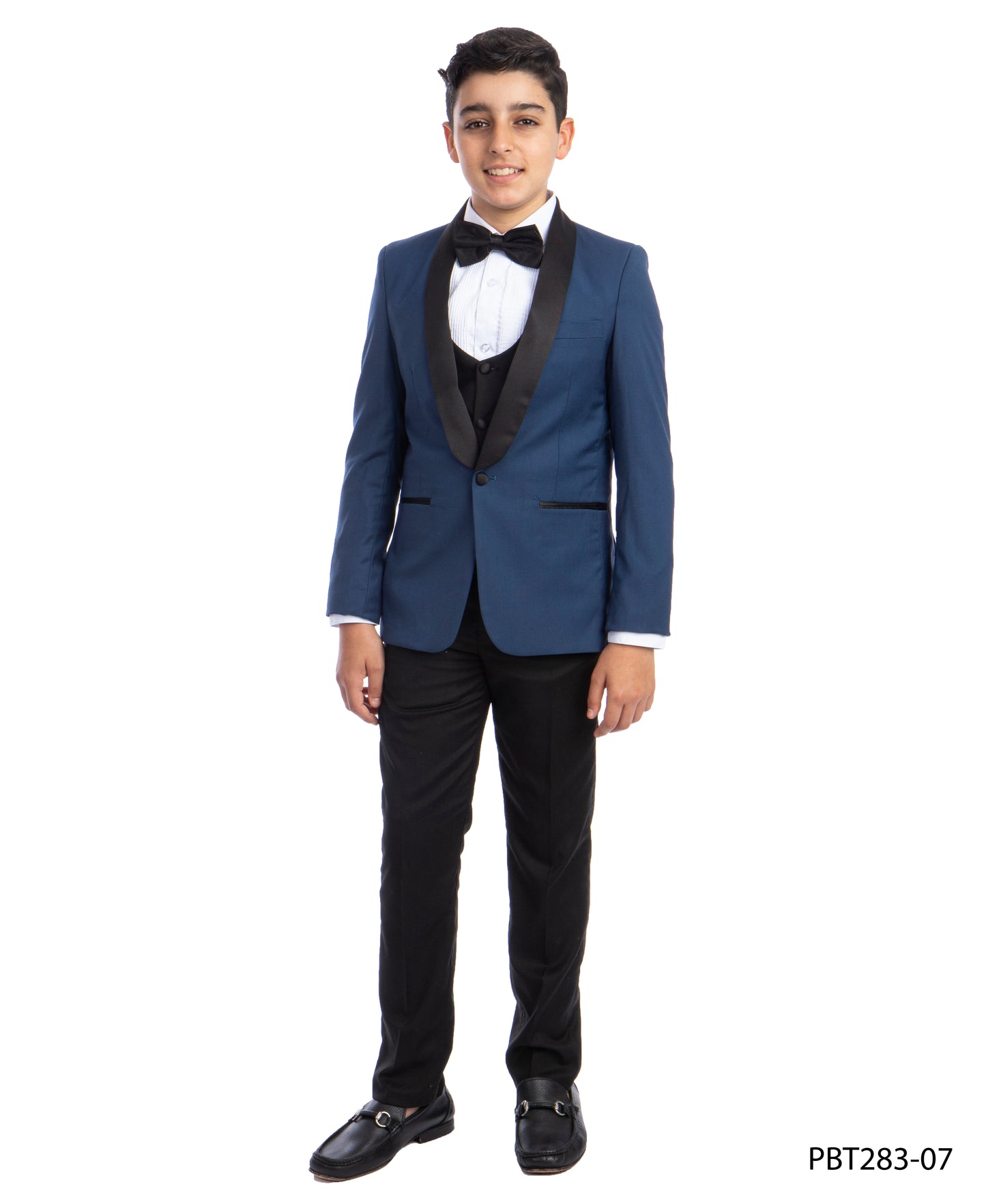 Perry Ellis Boys Tuxedo Indigo Blue Shawl Collar Tuxedos For Boys