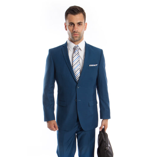 French Blue Suit For Men Formal Suits For All Ocassions