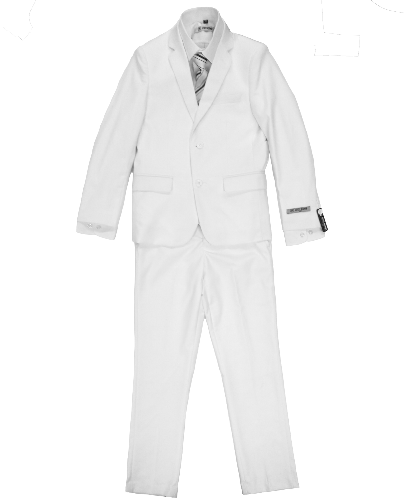 Stacy Adams White 5 pc Suits