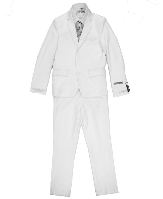 Stacy Adams White 5 pc Suits
