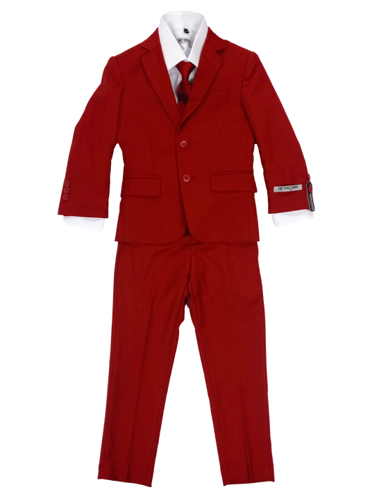 Stacy Adams Red 5 pc Suits