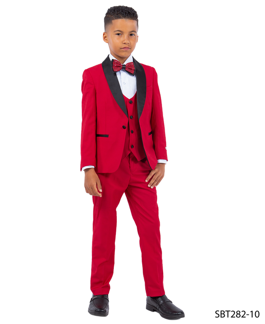 Stacy Adams Red 5 pc Tuxedo